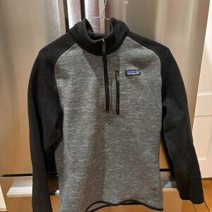 M's Better Sweater® 1/4-Zip Style # 25522 Nickel w/ Black
